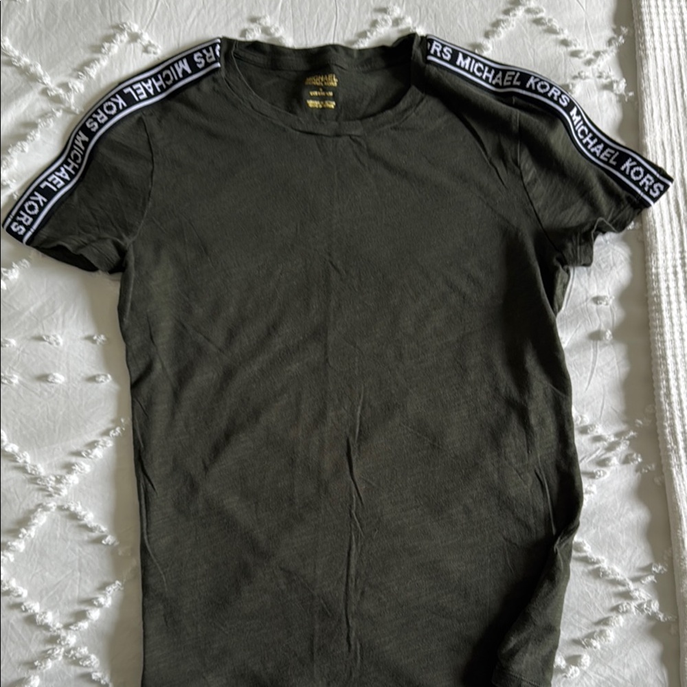 Michael Kors Olive Green Shirt